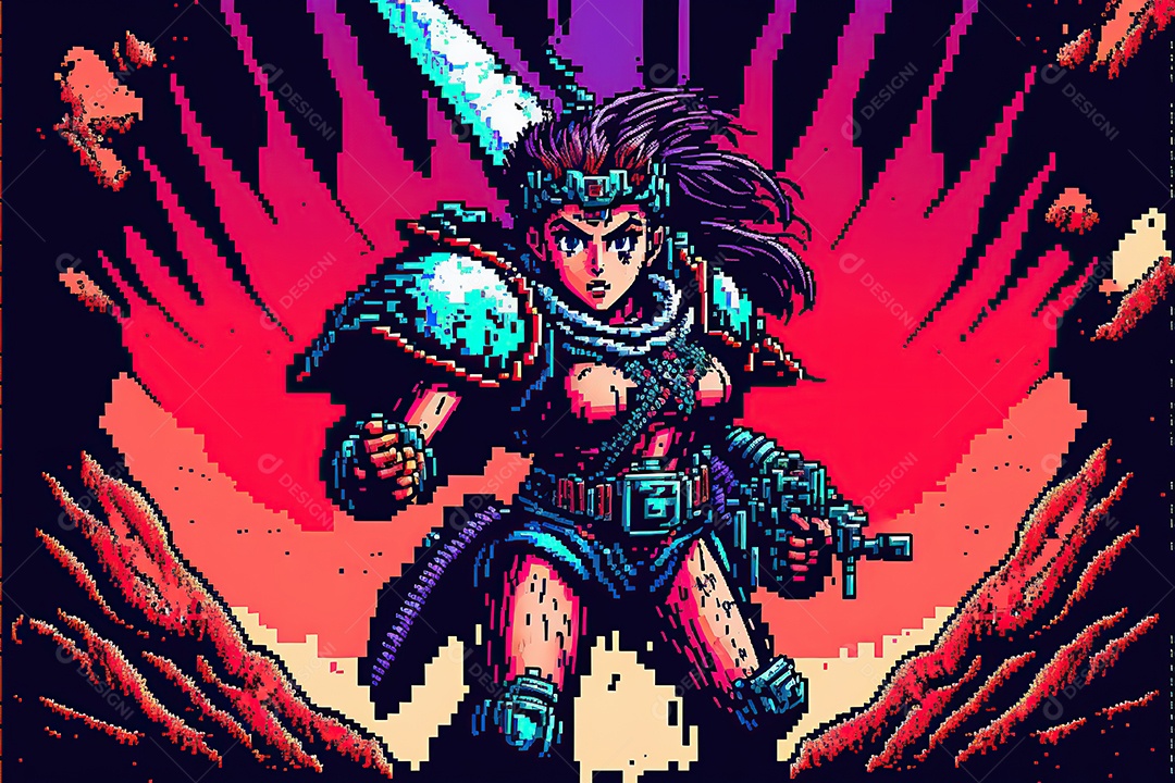 Homem com um capacete tecnológico sentado em uma pesada cadeira cibernética. Futurista, fantasia.