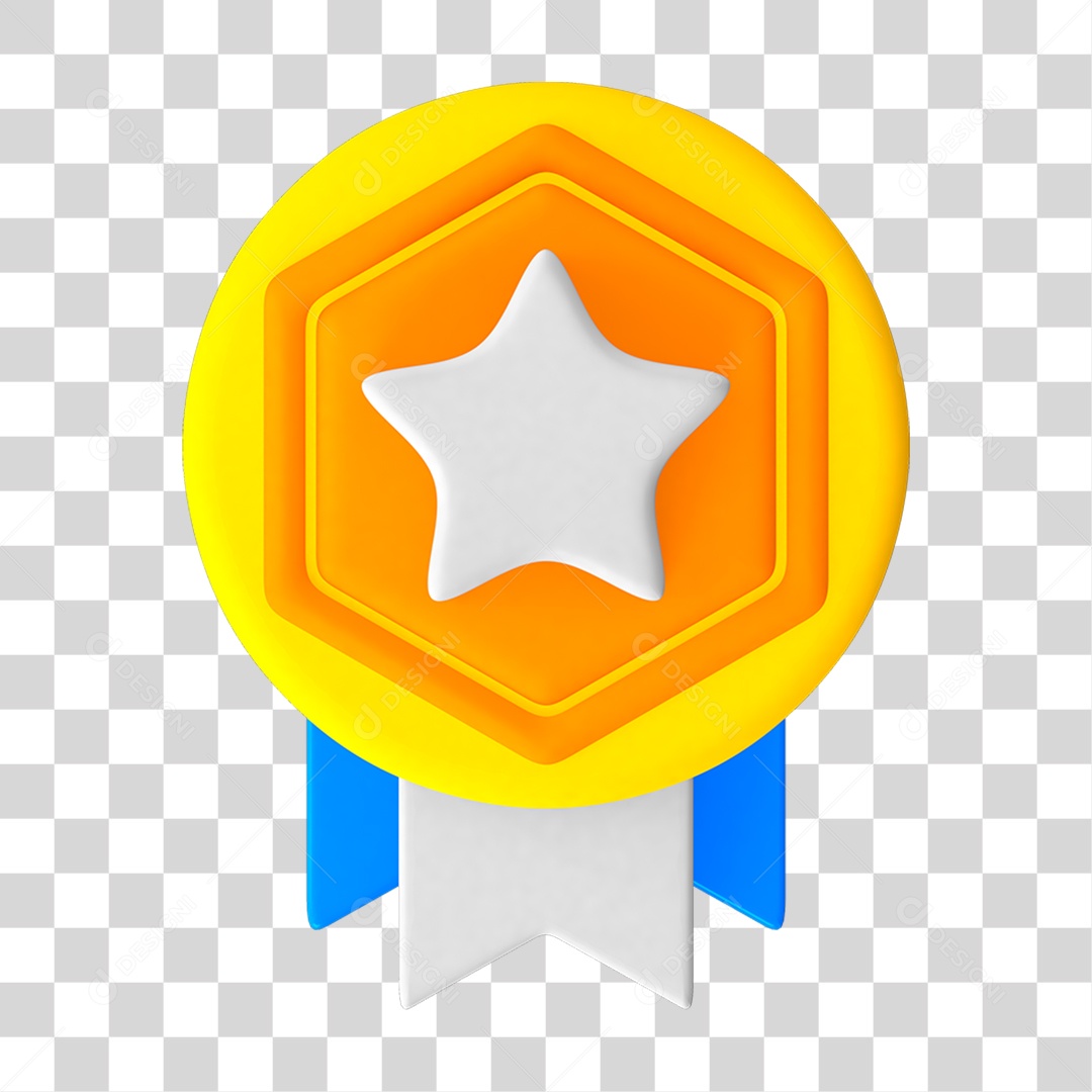 Emblema Estrela Star PNG Transparente