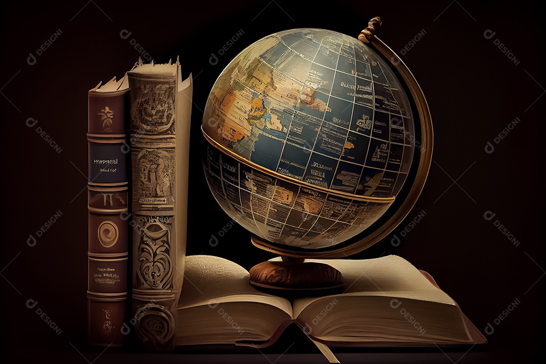 Criança de desenho animado lendo um livro na cama O Dia Mundial do Livro adora ler