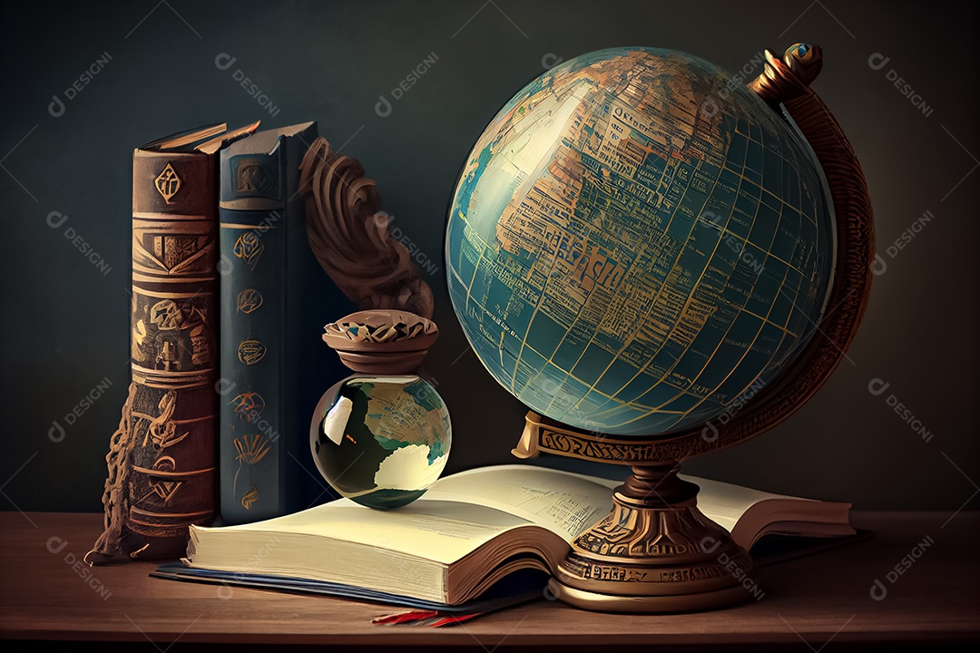 Criança de desenho animado lendo um livro na cama O Dia Mundial do Livro adora ler