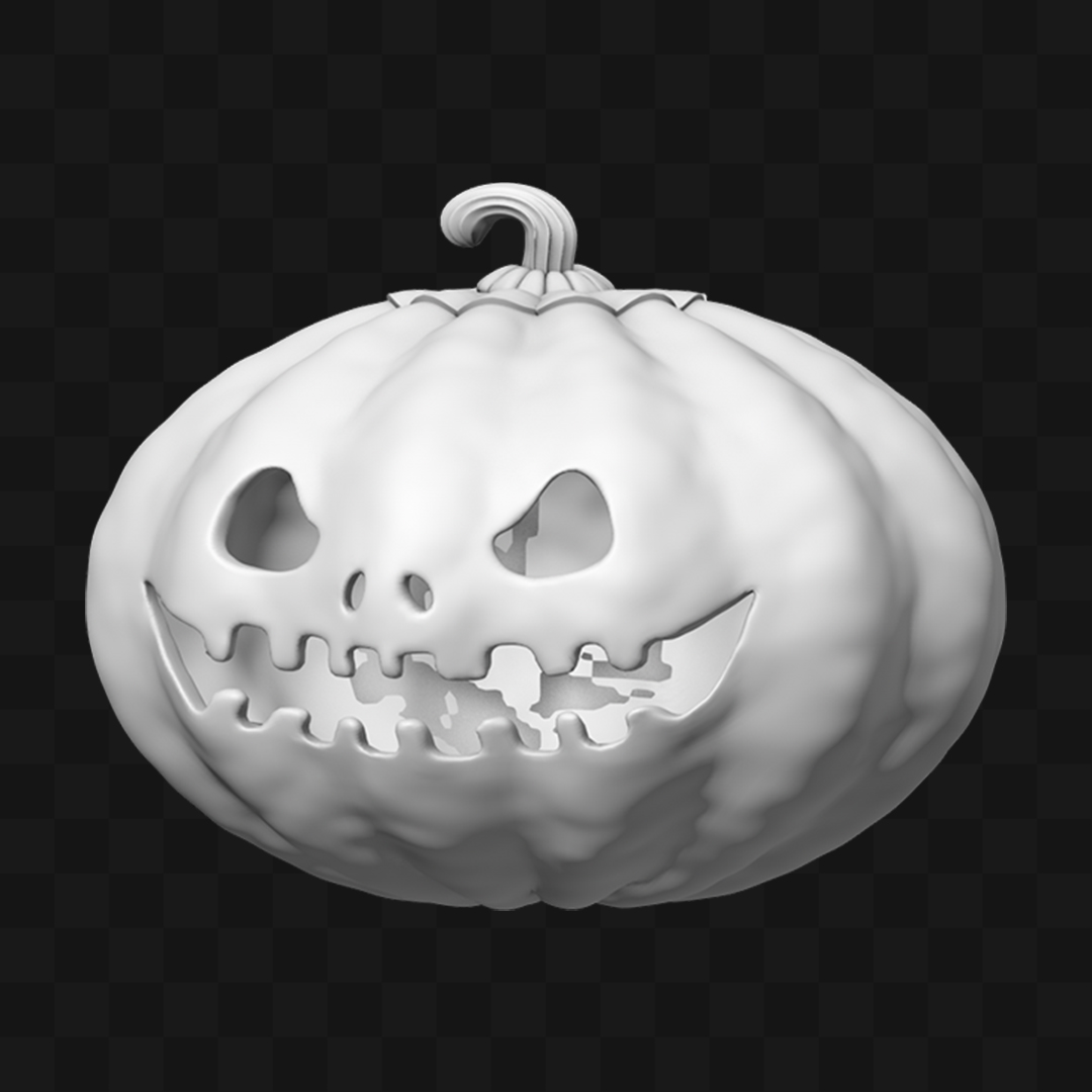 Abóbora Halloween - Modelo 3D