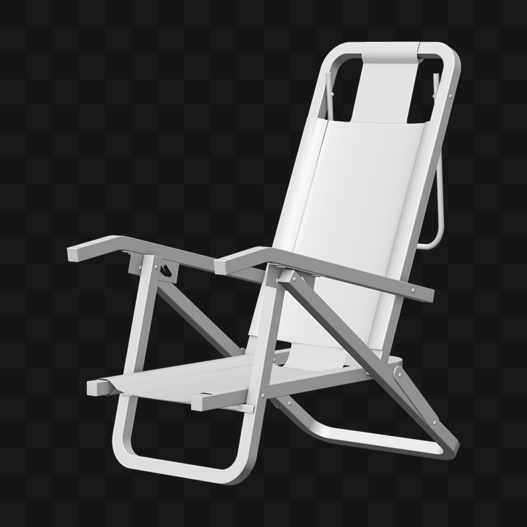 Cadeira de Praia - Modelo 3D