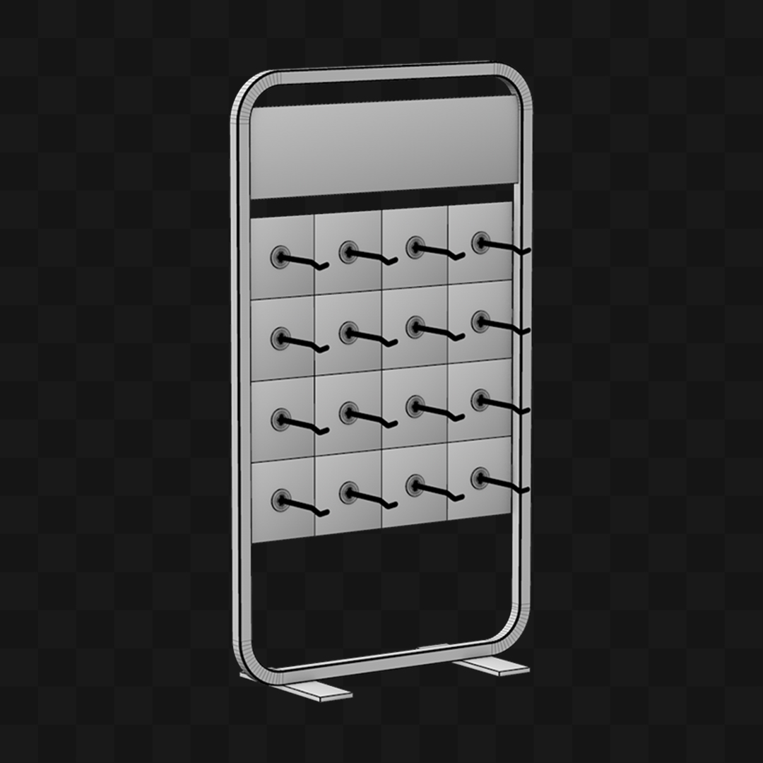 Expositor Pequeno - Modelo 3D