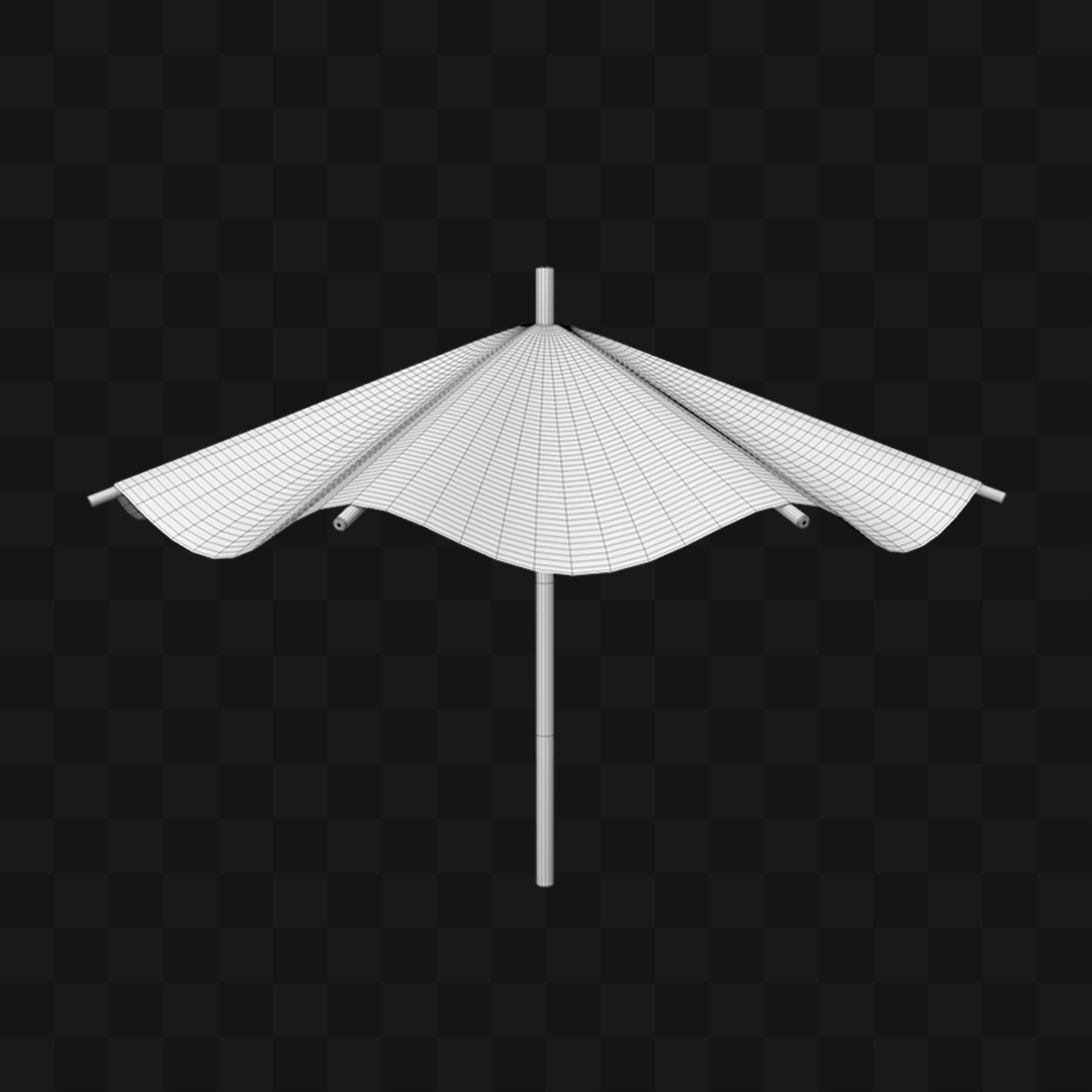 Guarda-Chuva Drink - Modelo 3D