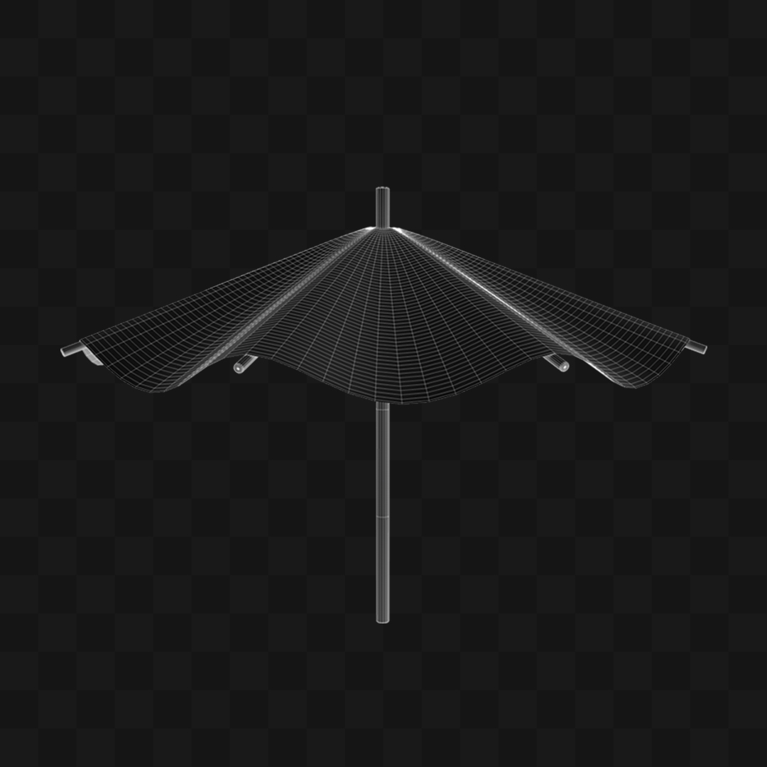 Guarda-Chuva Drink - Modelo 3D