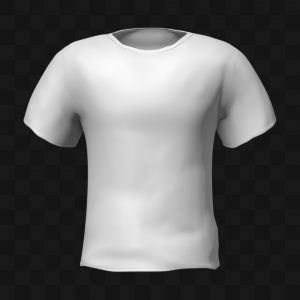 Camiseta Masculina - Modelo 3D