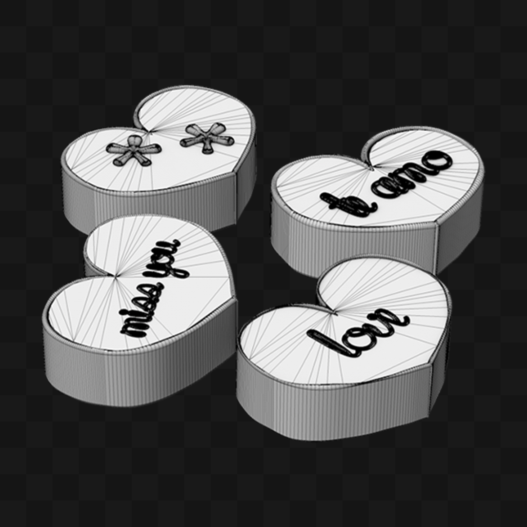 Bombons Artesanais - Modelo 3D