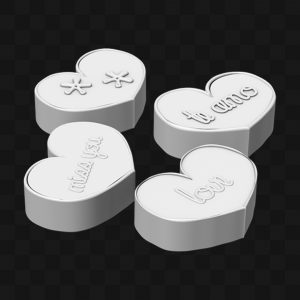 Bombons Artesanais - Modelo 3D