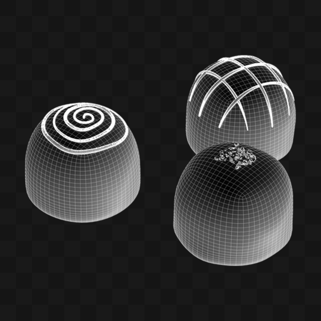 Bombons Artesanais - Modelo 3D