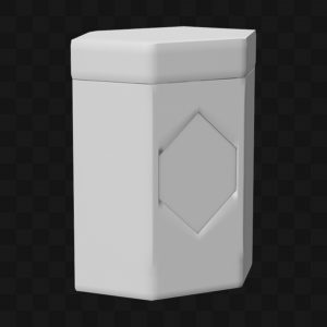 Caixa Bolinhas de Chocolate - Modelo 3D