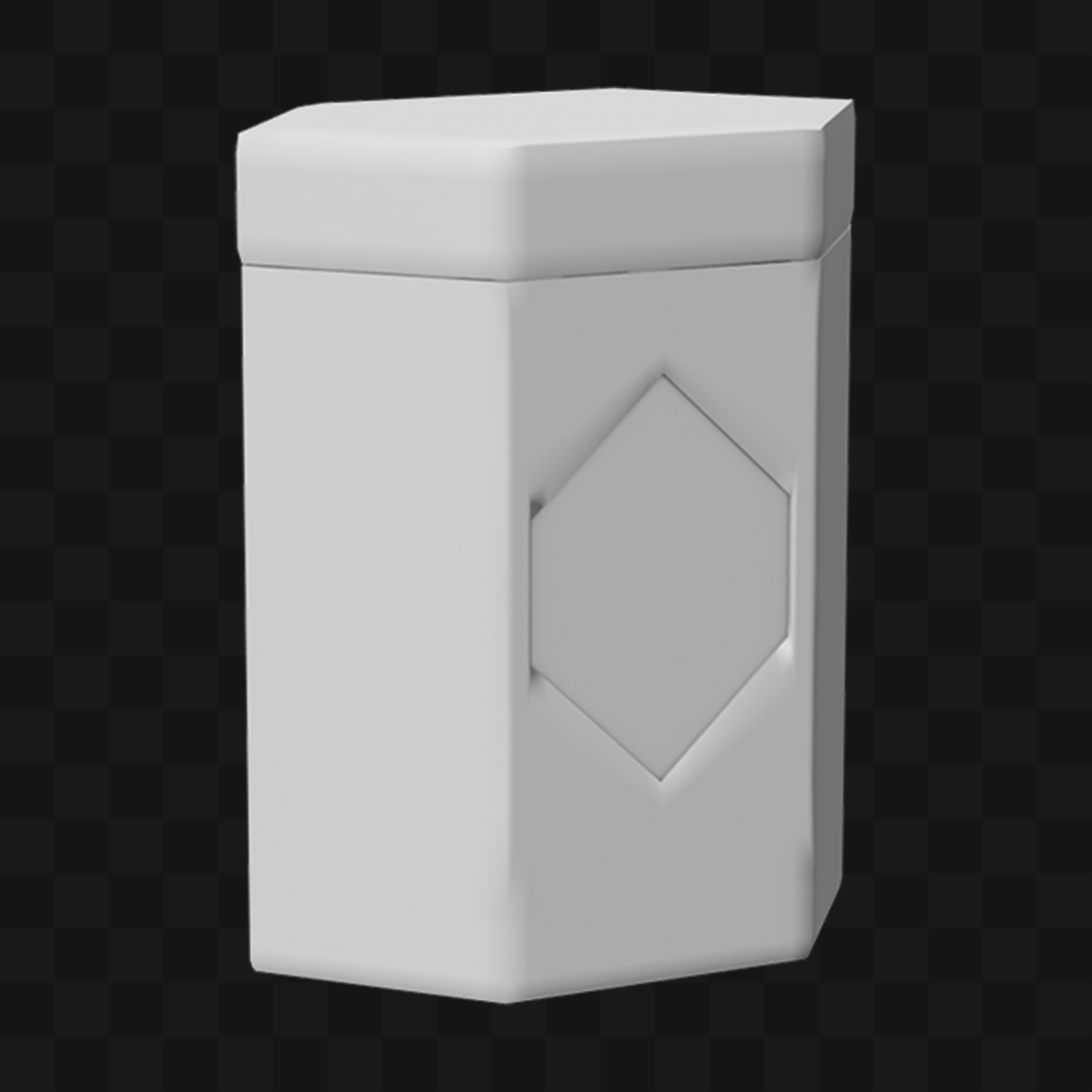 Caixa Bolinhas de Chocolate - Modelo 3D