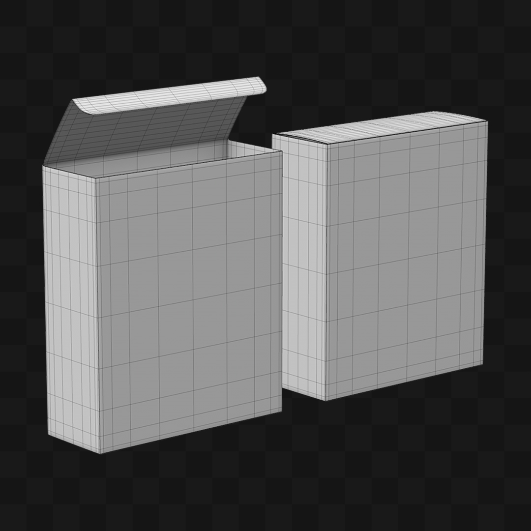 Caixa Cosméticos - Modelo 3D