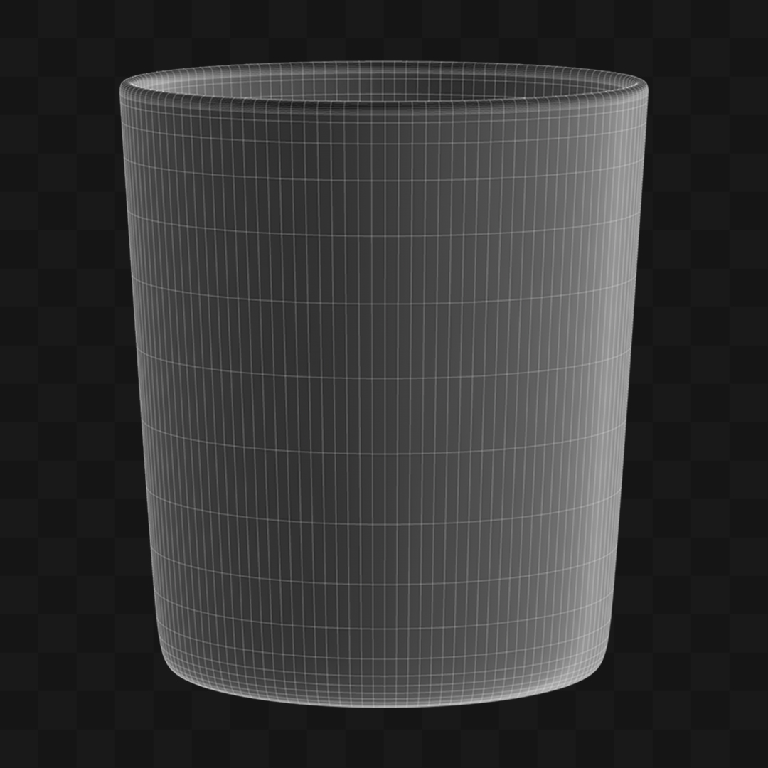 Copo On The Rocks - Modelo 3D