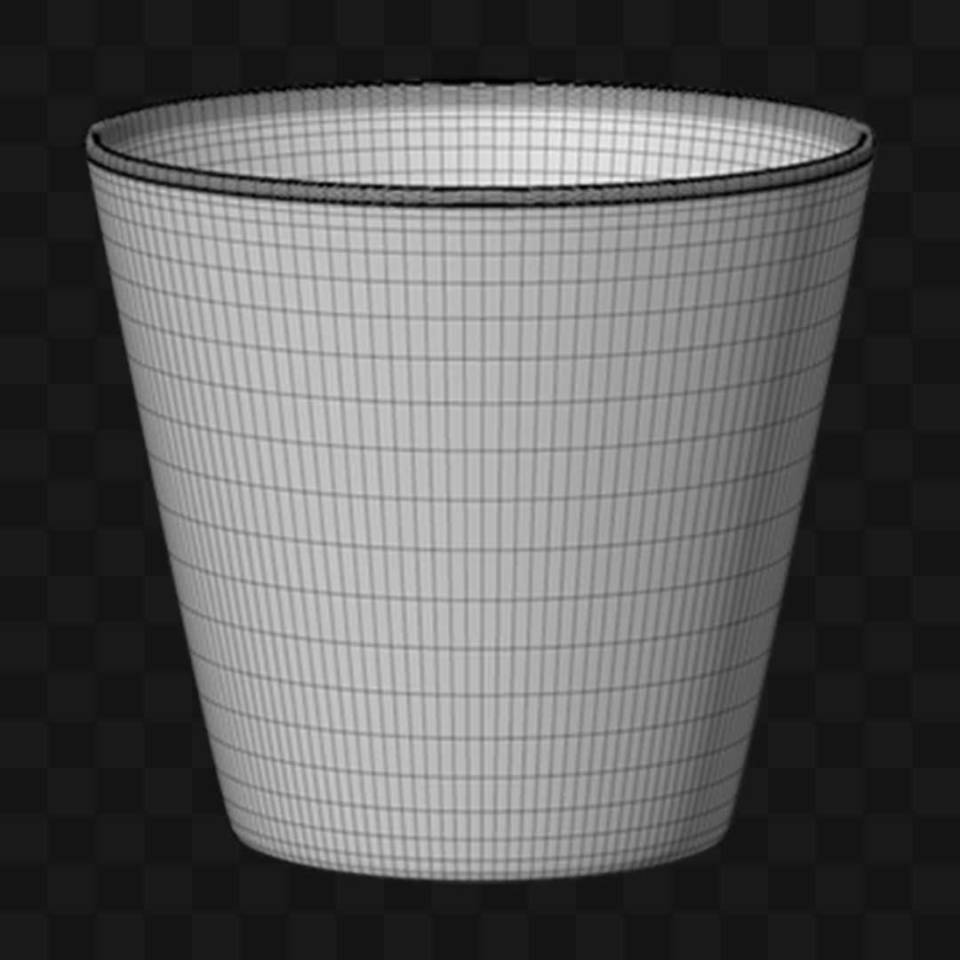 Copo Retrô - Modelo 3D