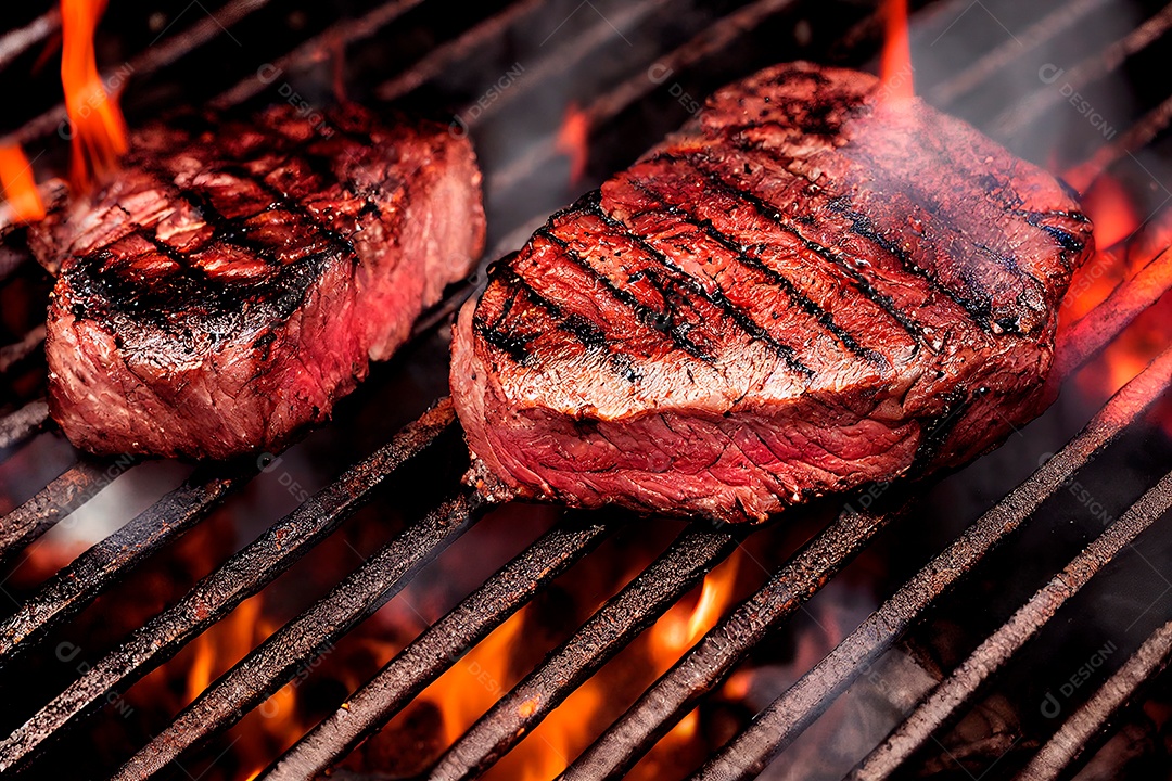 Carne deliciosa grelhada.