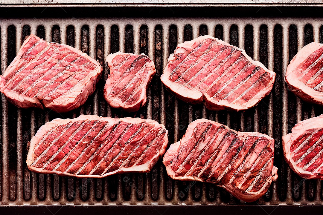 Carne deliciosa grelhada.