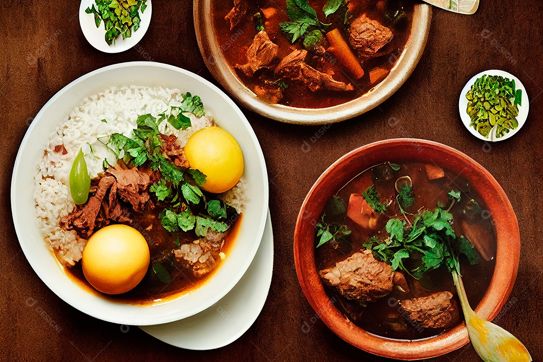 Feijoada brasileira.