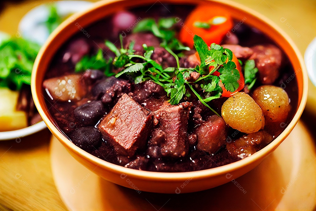 Feijoada brasileira.
