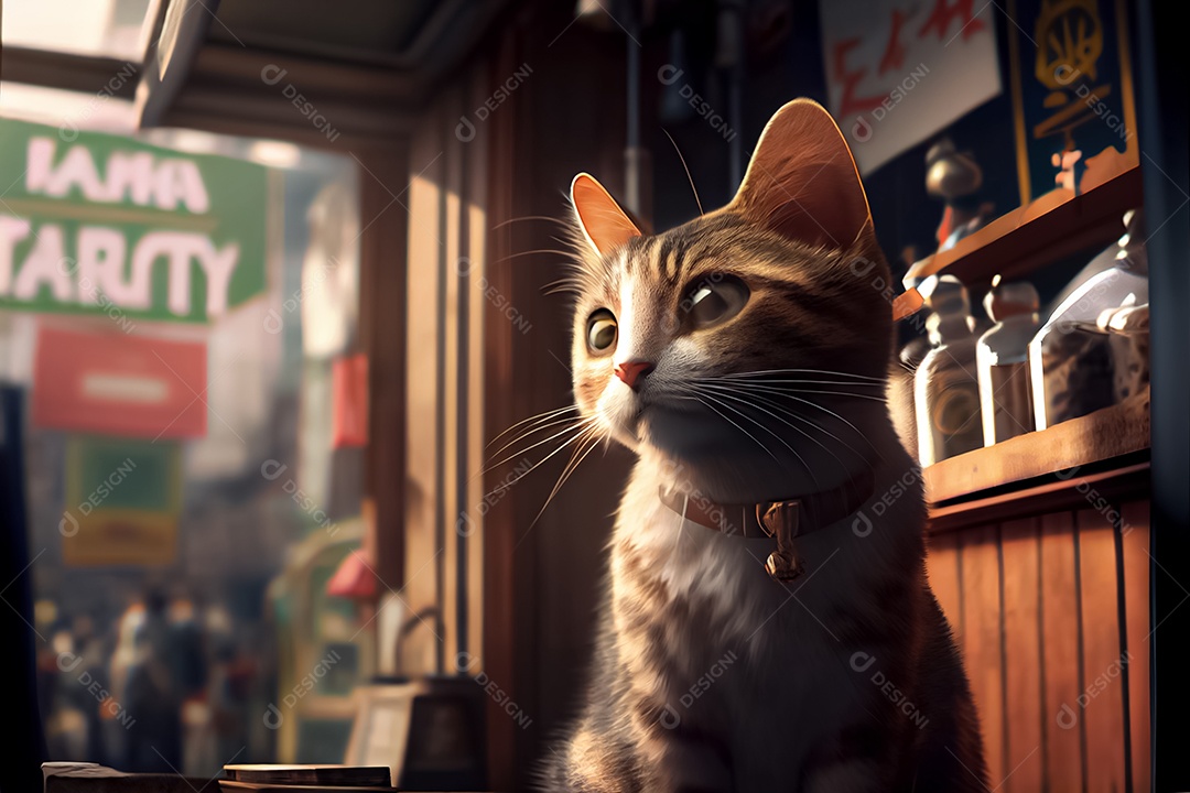 Gatos de animais fofos, amantes de gatos Dia Internacional do Abraço de Gatos  Dia do Gato do Japão