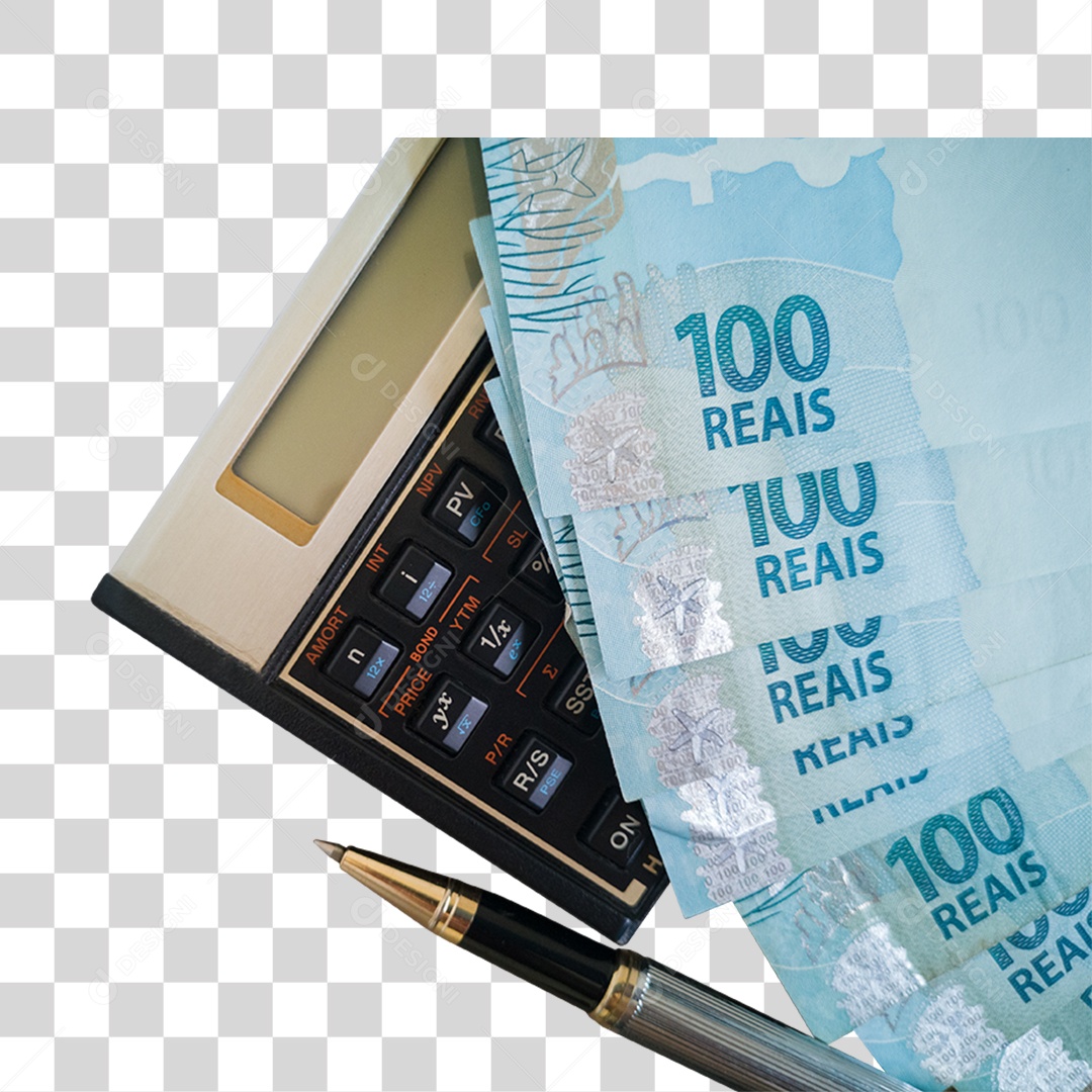 Notas de Dinheiro Calculadora Lápis PNG Transparente