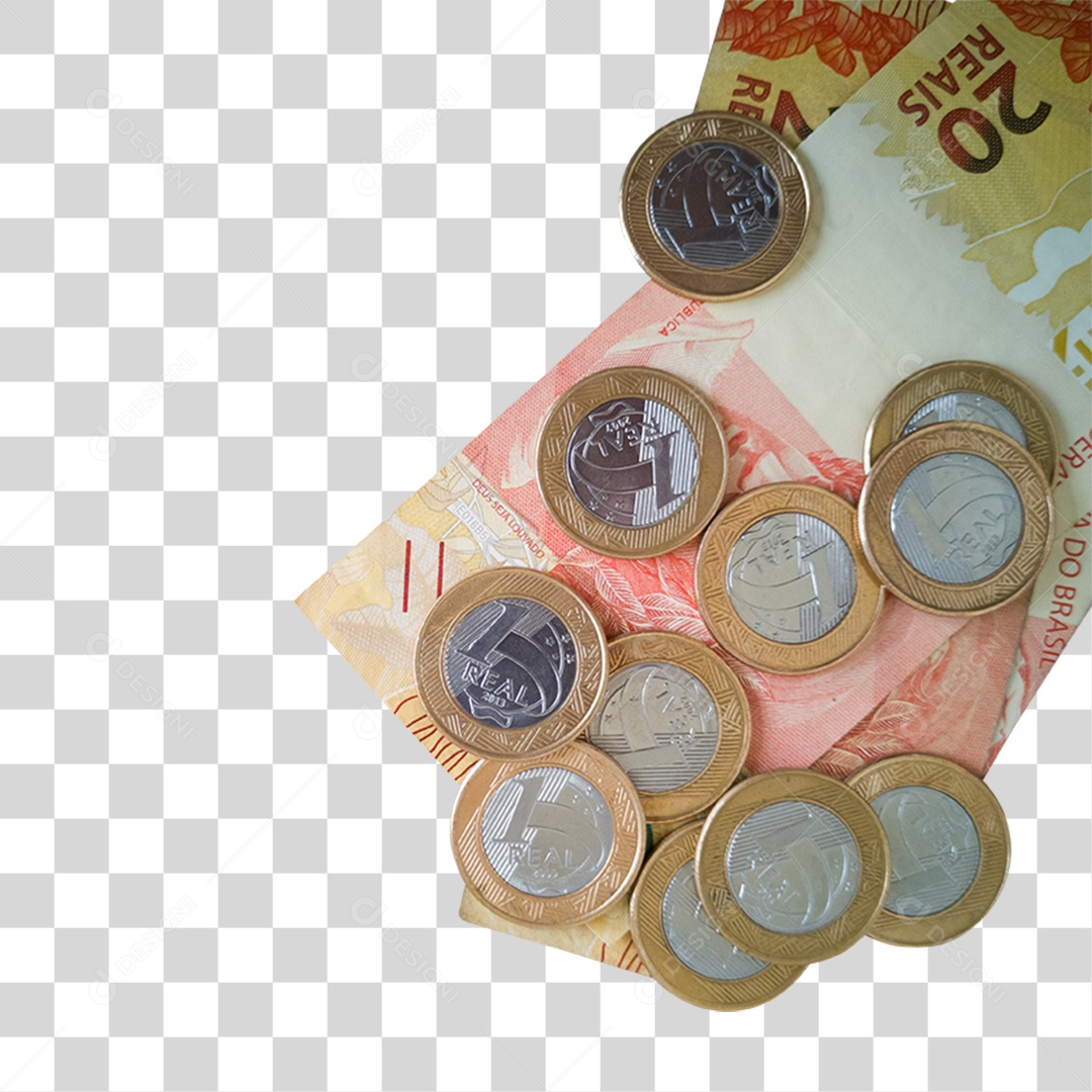 Notas de Dinheiro PNG Transparente