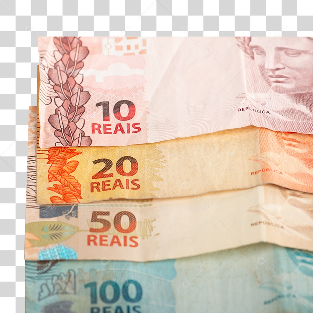 Notas de Dinheiro PNG Transparente