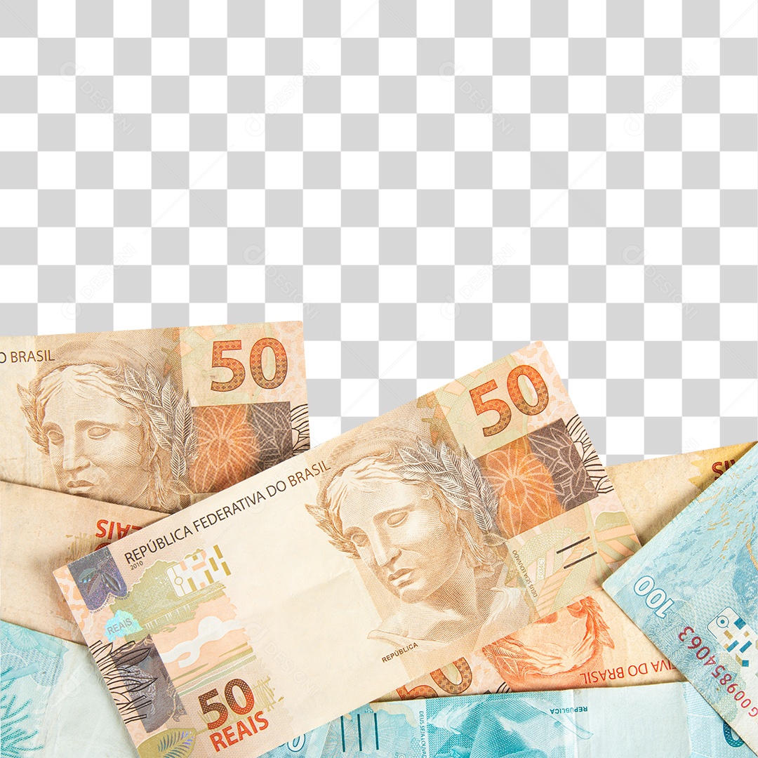 Notas de Dinheiro PNG Transparente