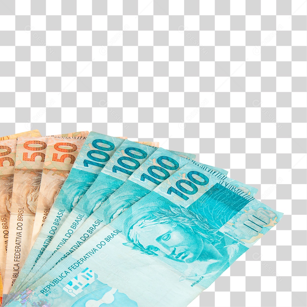 Notas de Dinheiro PNG Transparente