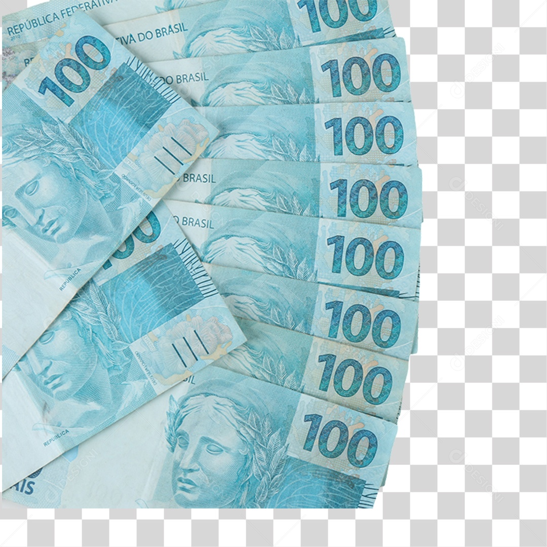 Notas de Dinheiro PNG Transparente