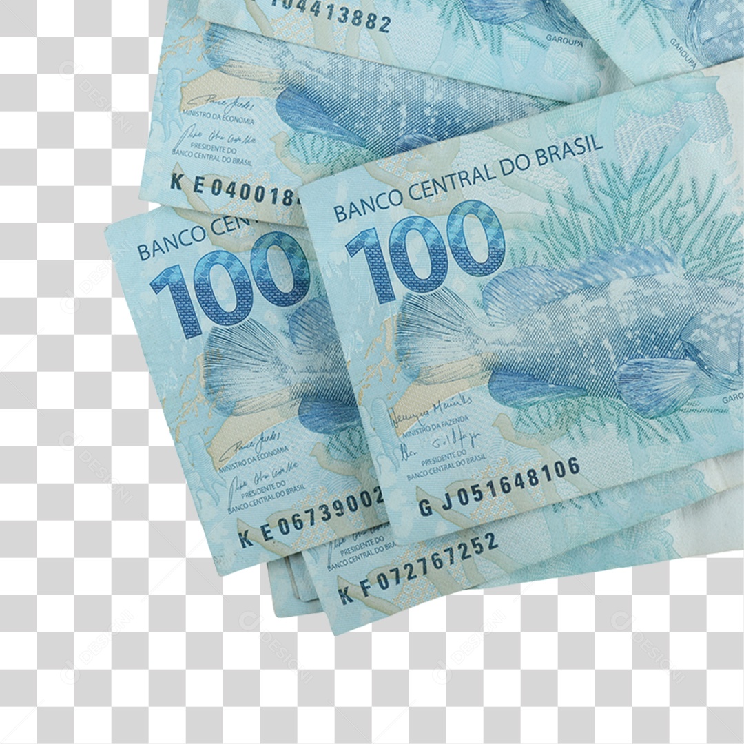 Notas de Dinheiro PNG Transparente