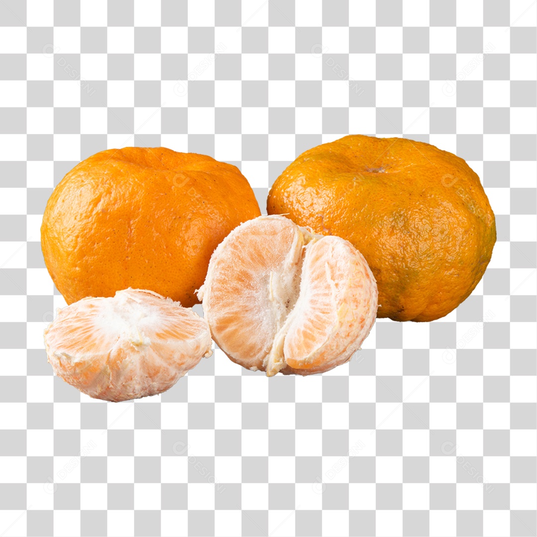 Mexerica Frutas Sabor PNG Transparente