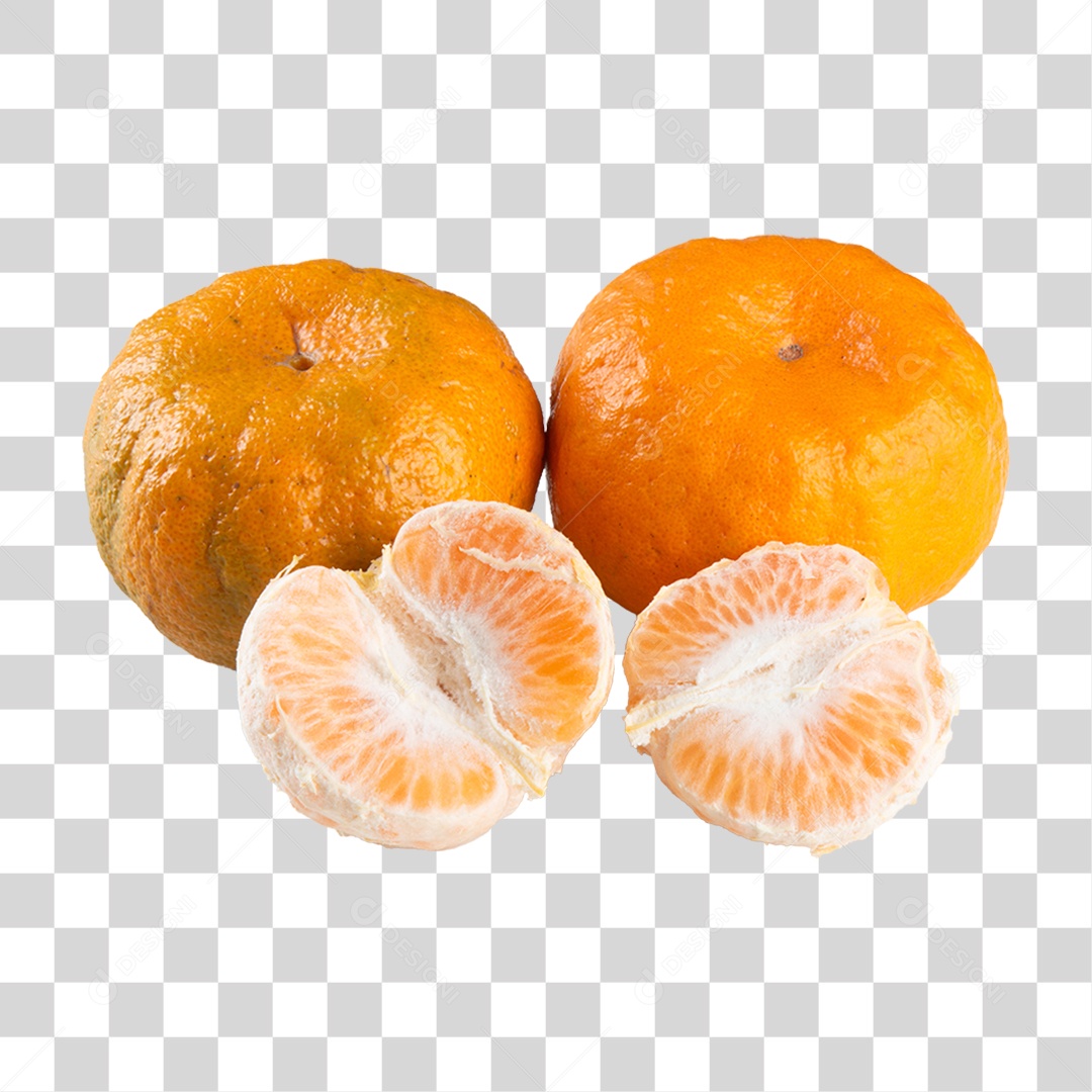 Mexerica Frutas Sabor PNG Transparente