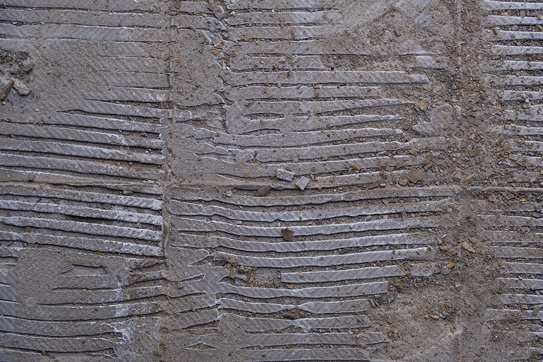 piso de cimento após a remoção do piso