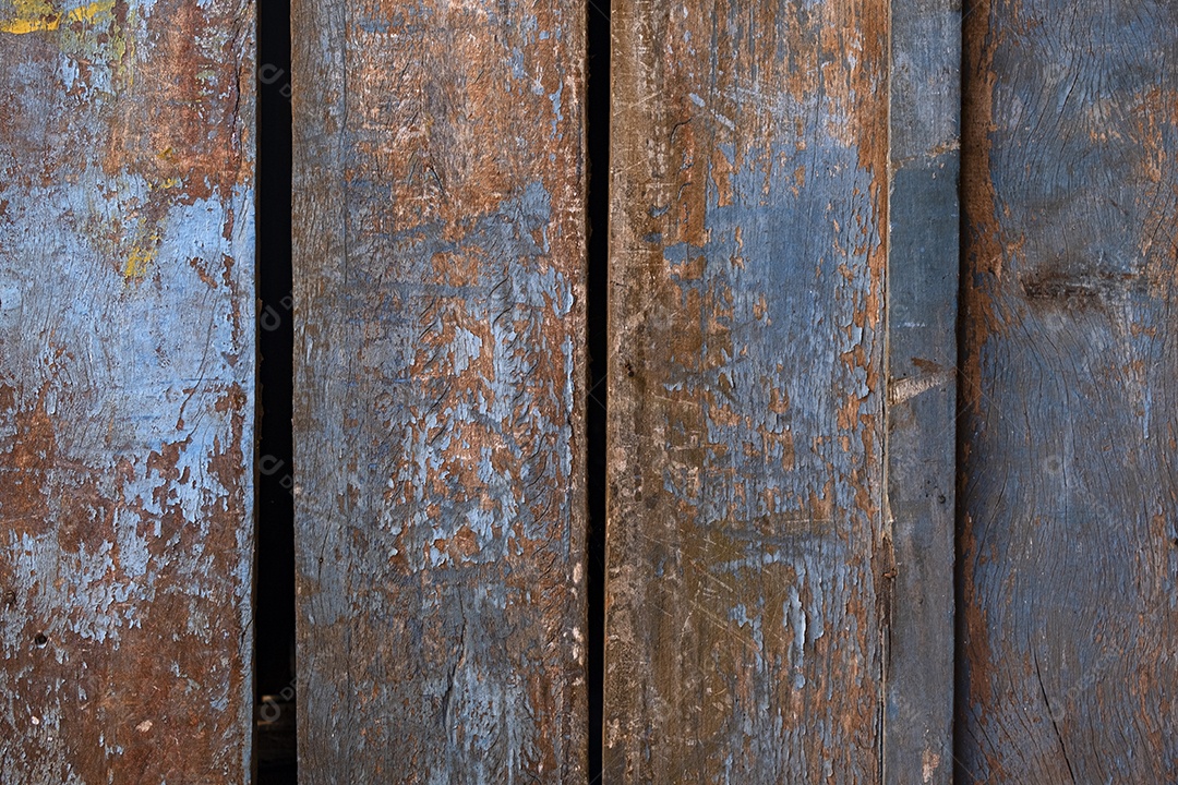 textura de ripas de madeira velhas com tinta bem gasta
