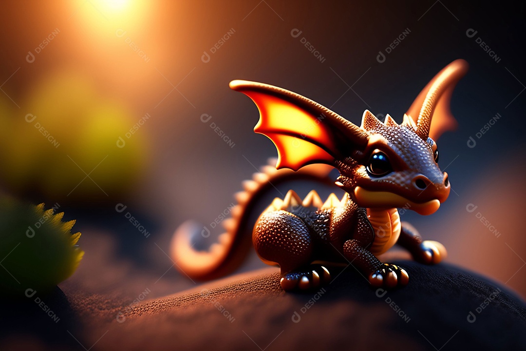 Ilustração dragão voador, arte chinesa generativo AI