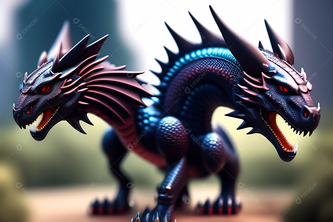 Ilustração dragão voador, arte chinesa generativo AI