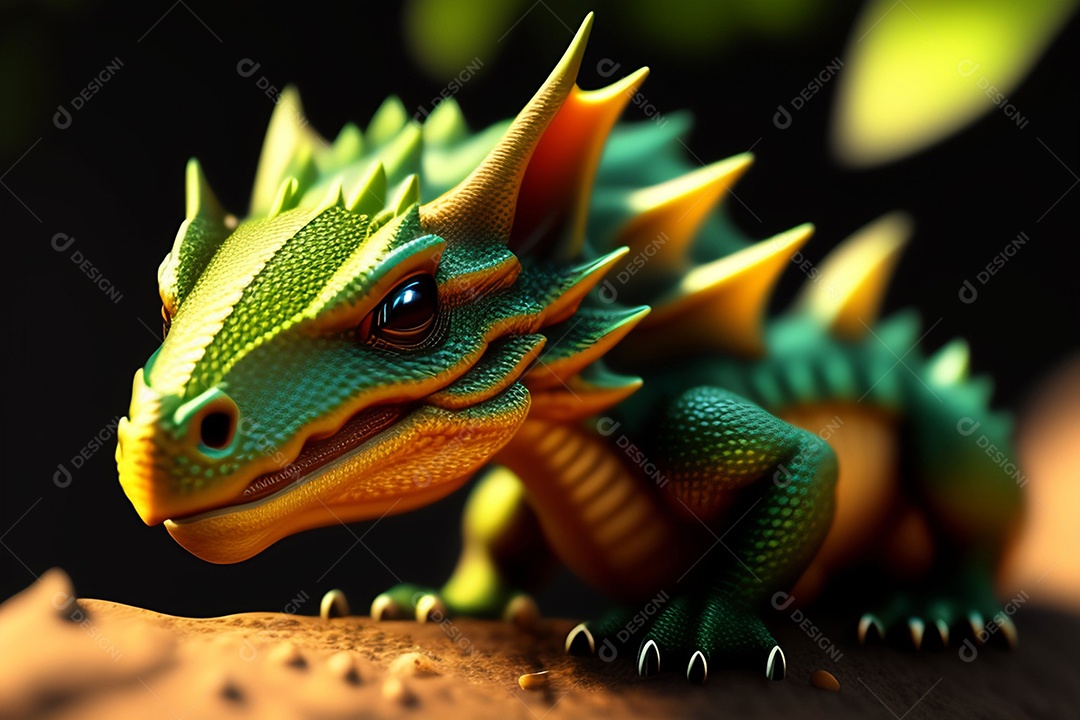 Ilustração dragão voador, arte chinesa generativo AI