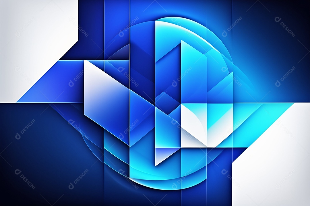 Fundo abstrato azul branco design