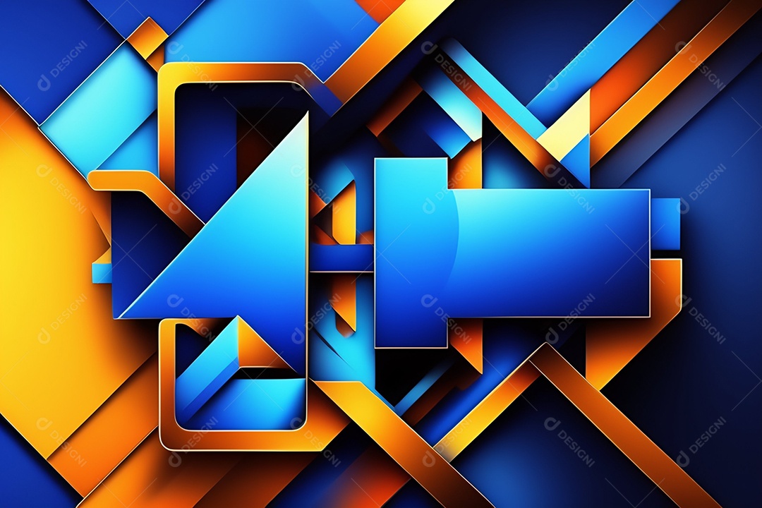 Fundo de formas geométricas gradiente