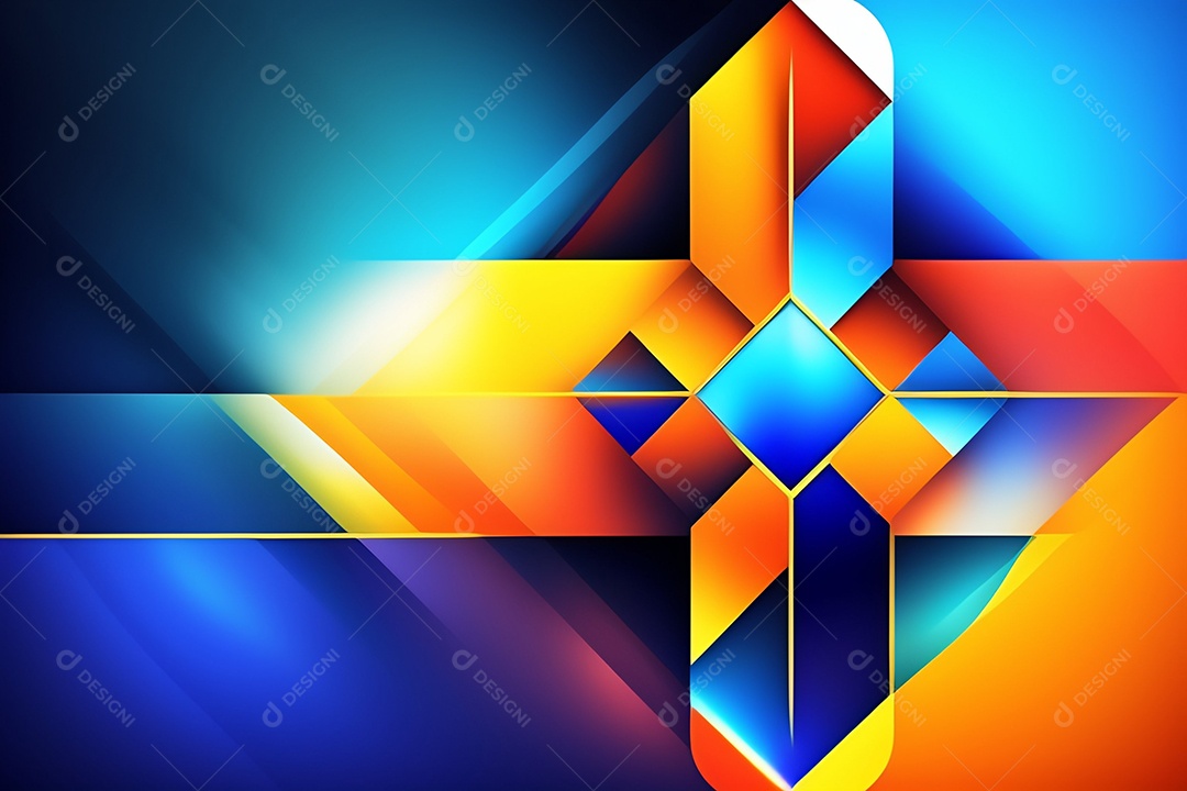 Fundo de formas geométricas gradiente