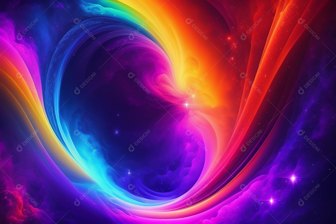 Background redemoinho colorido