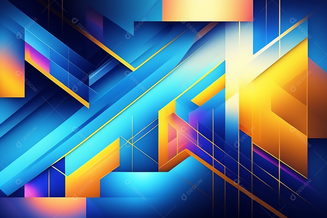 Fundo de formas geométricas gradiente