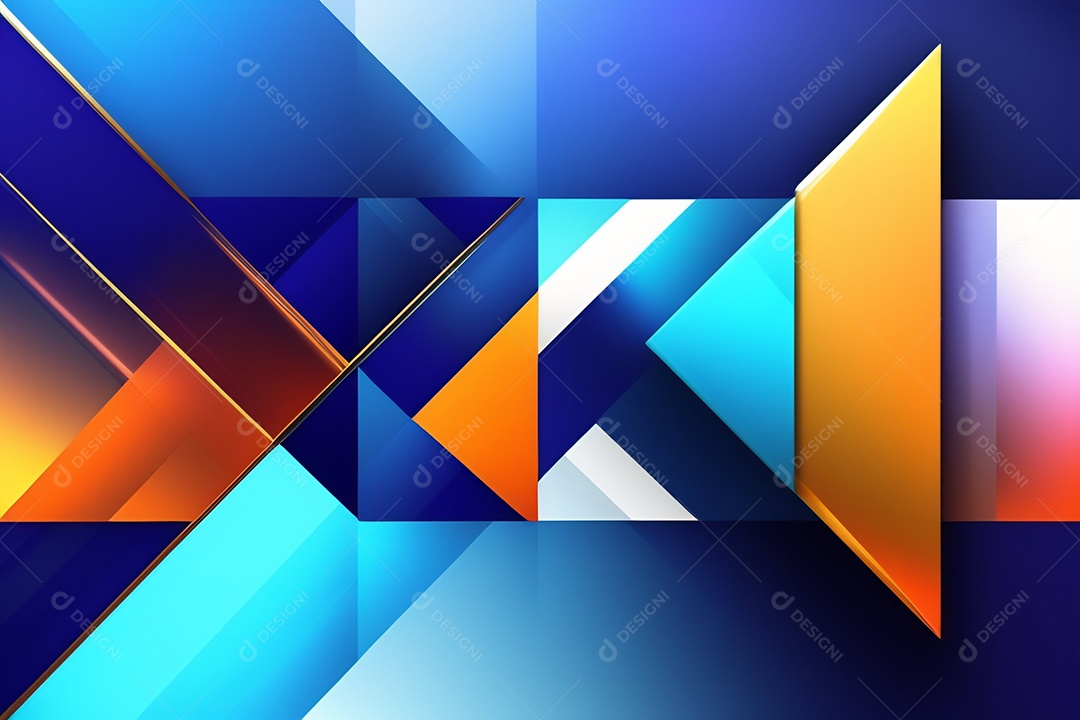 Fundo de formas geométricas gradiente