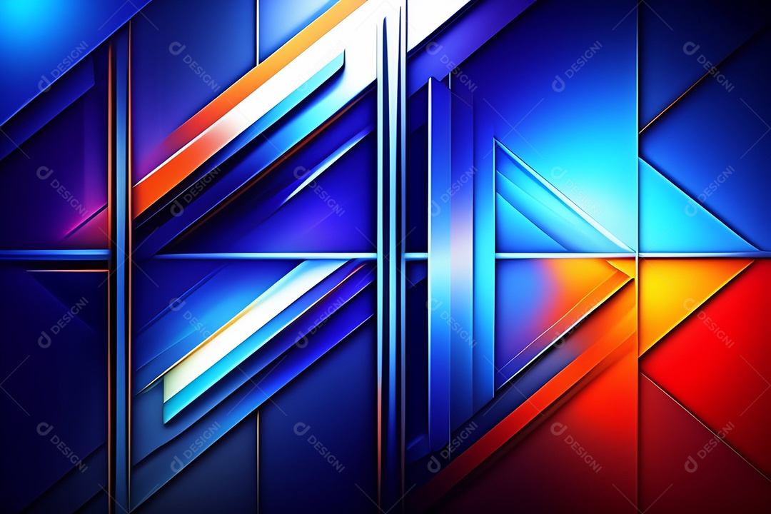 Fundo de formas geométricas gradiente