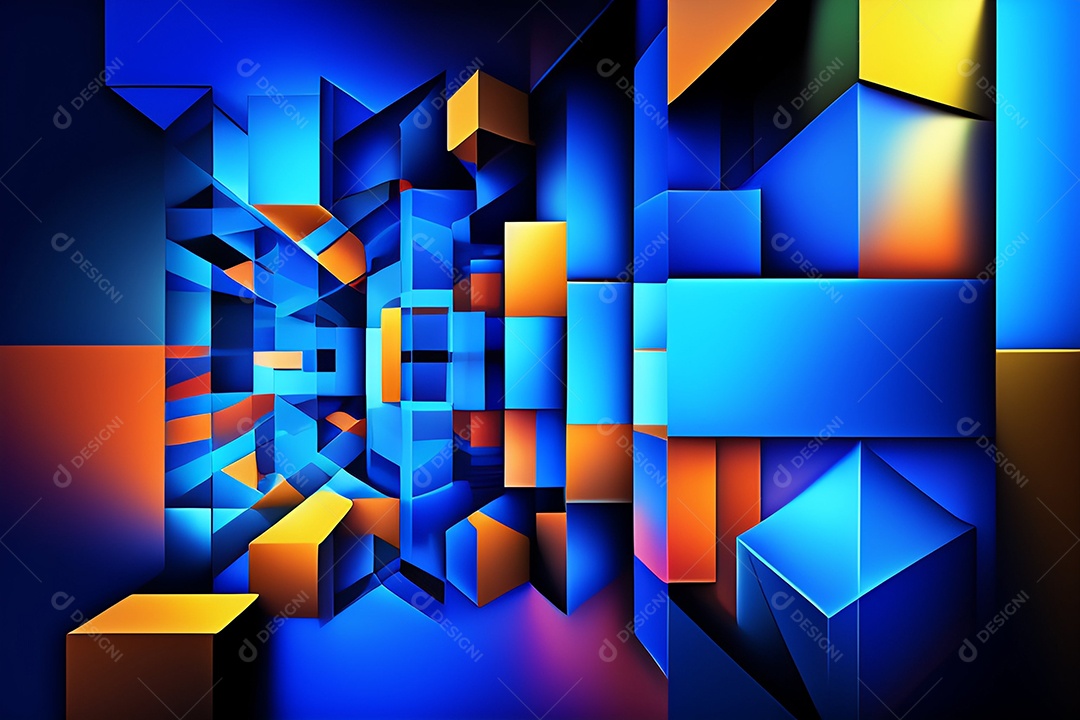 Fundo de formas geométricas gradiente