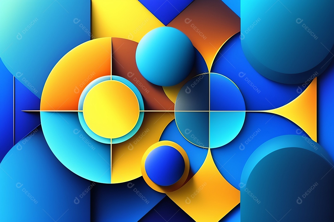 Fundo de formas geométricas gradiente