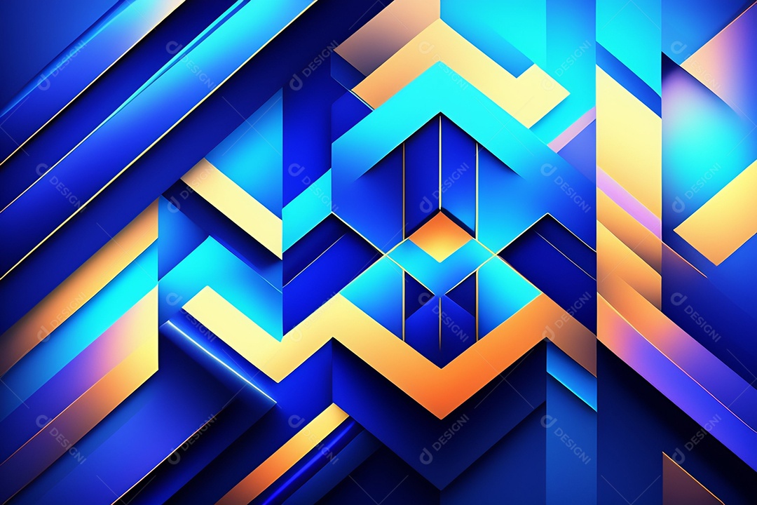 Fundo de formas geométricas gradiente