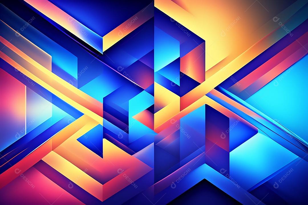 Fundo de formas geométricas gradiente