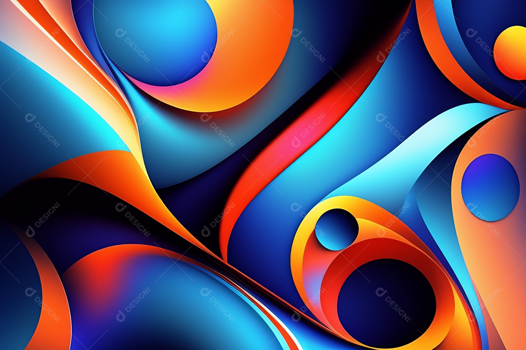 Fundo de formas geométricas gradiente