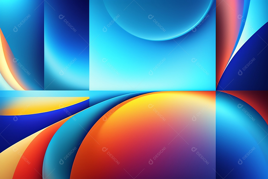 Fundo de formas geométricas gradiente